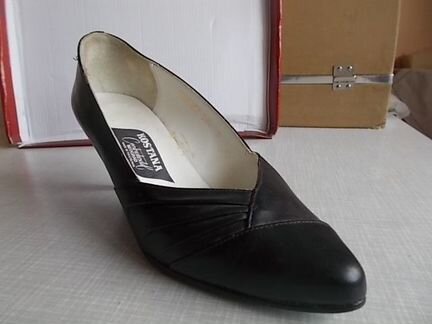 Туфли женские кожа. Р. 24.5 Югославия Винтаж