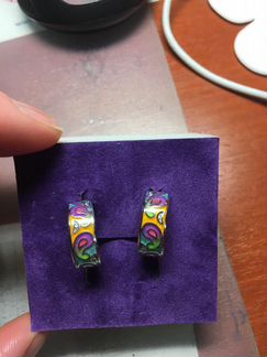 Серебряные серьги