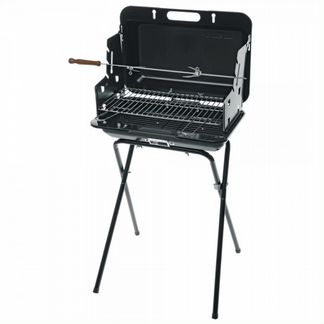 Гриль-барбекю-чемодан угольный с вертелом Forester