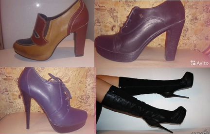 Новые ботильоны и сапоги на осень