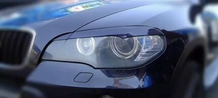 Реснички на фары BMW X5 E70 широкие