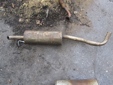 Задняя часть глушителя для VW Polo (Sed RUS) 2011)