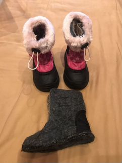 Сапожки-сноубутсы детские