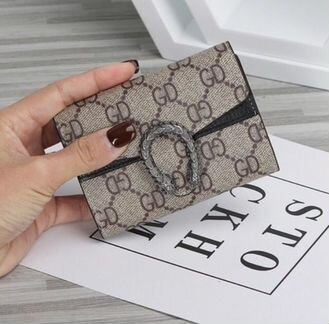 Новый (в упаковке) Кошелек чёрный и красный