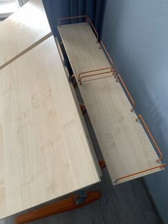 Стол письменный детский синий