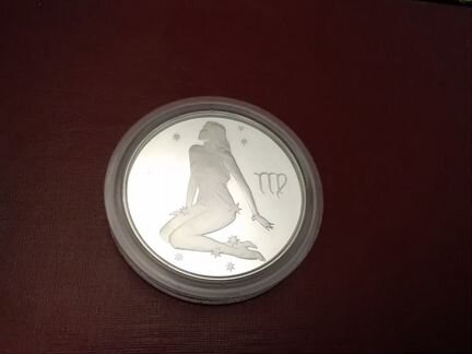 3 рубля 2003 г дева знаки зодиака серебро