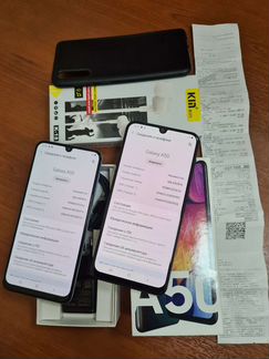 Классные телефоны Samsung A50 64Gb 2шт Оригинал