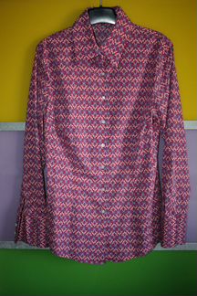 Рубашка женская, пёстрая, Hawes & Curtis (Англия)