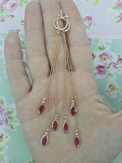 Серьги золотые