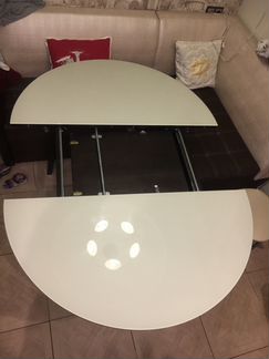 Круглый раздвижной стол