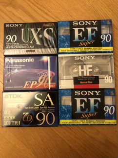 Аудиокассеты новые