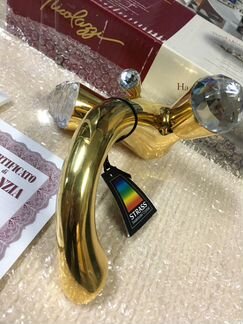 Смеситель для раковины Nicolazzi Золото swarovski