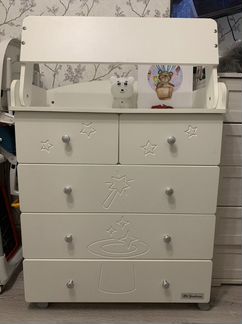 Детский пеленальный комод mr. Sandman белый