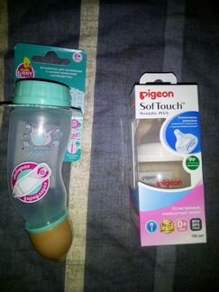 Бутылочки 0+ новые (2 шт)