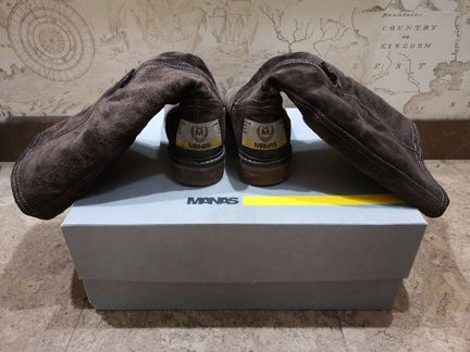 Сапоги замша с мехом демисезонные Manas