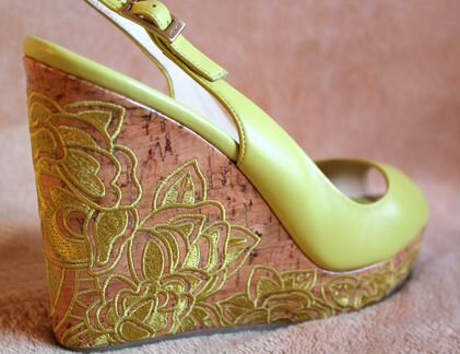 Босоножки Jimmy Choo светло-зеленые оригинал