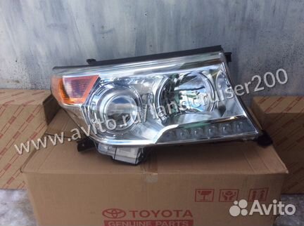 Передняя правая фара land cruiser 200