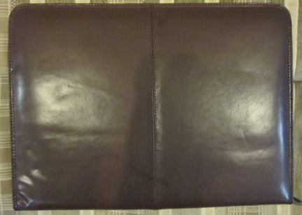 Папка кожаная деловая